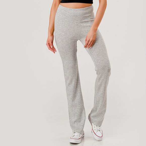 Shosho long flared grey Pants - Picture 2 of 4